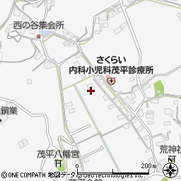 岡山県笠岡市茂平周辺の地図