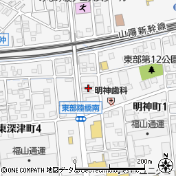 ミヤオク葬祭明神ホール周辺の地図