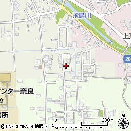 奈良県橿原市城殿町334周辺の地図