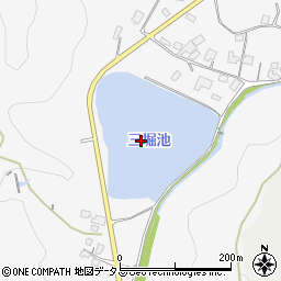 三堀池周辺の地図