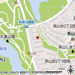 大阪府堺市南区茶山台2丁1-3周辺の地図