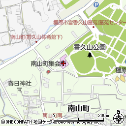 橿原市香久山体育館周辺の地図