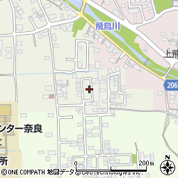 奈良県橿原市城殿町334-19周辺の地図