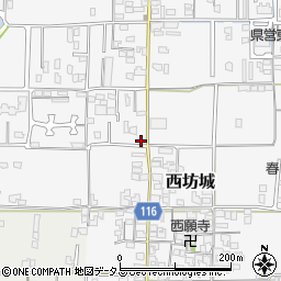 奈良県大和高田市西坊城456-6周辺の地図
