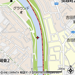 大津川周辺の地図