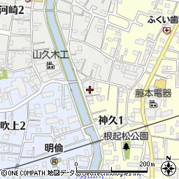 阪本紙器有限会社周辺の地図