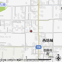 奈良県大和高田市西坊城455-2周辺の地図