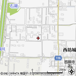 奈良県大和高田市西坊城295-15周辺の地図