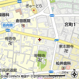 寿屋結納宝石店周辺の地図