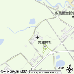 広島県東広島市志和町志和西621周辺の地図