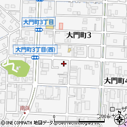 広島県福山市大門町周辺の地図