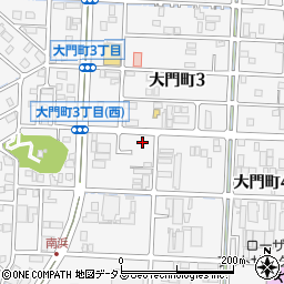 広島県福山市大門町周辺の地図