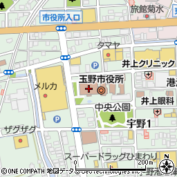 〒706-0000 岡山県玉野市（以下に掲載がない場合）の地図