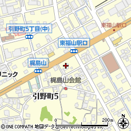 カーポート佐々木福山店周辺の地図