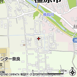 奈良県橿原市城殿町334-18周辺の地図