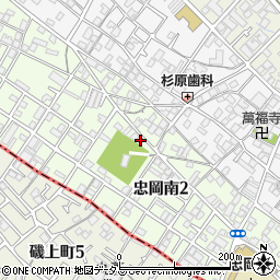 泉大津警察署忠岡町西交番周辺の地図