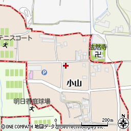 奈良県高市郡明日香村小山140周辺の地図