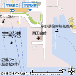 みなとオアシス宇野周辺の地図