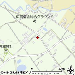 広島県東広島市志和町志和西638-33周辺の地図