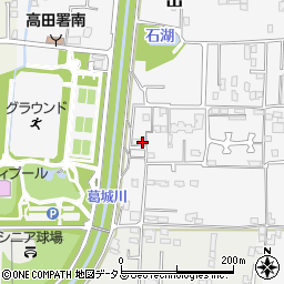 奈良県大和高田市西坊城321-16周辺の地図