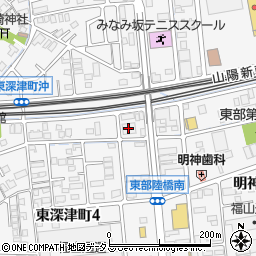 山岡自動車周辺の地図
