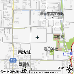 奈良県大和高田市西坊城61-1周辺の地図