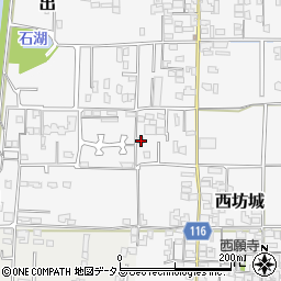 奈良県大和高田市西坊城267-1周辺の地図