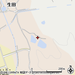 奈良県桜井市生田458周辺の地図