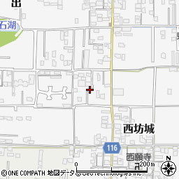 奈良県大和高田市西坊城455-5周辺の地図