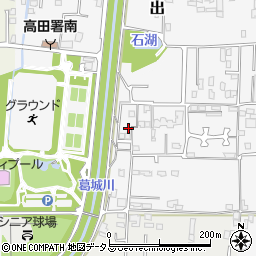 奈良県大和高田市西坊城321-15周辺の地図