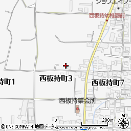 大阪府富田林市西板持町周辺の地図