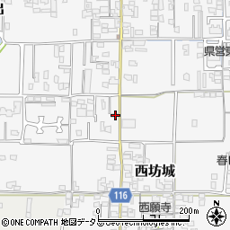 奈良県大和高田市西坊城456-4周辺の地図