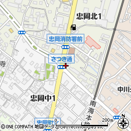 泉大津警察署忠岡町交番周辺の地図