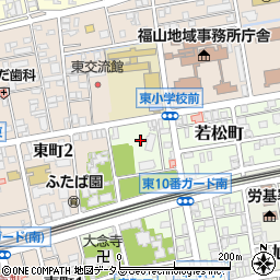 広島県福山市若松町周辺の地図