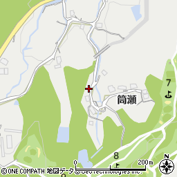 広島県広島市安佐北区安佐町筒瀬1888周辺の地図