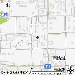 奈良県大和高田市西坊城455-7周辺の地図