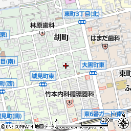 広島県福山市胡町1周辺の地図
