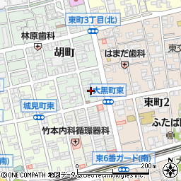 広島銀行福山胡町支店 ＡＴＭ周辺の地図