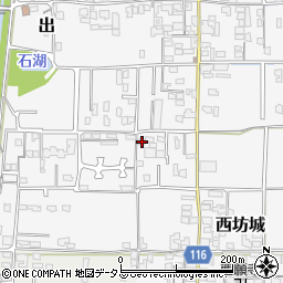 奈良県大和高田市西坊城267-3周辺の地図