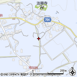 大阪府南河内郡河南町加納154周辺の地図