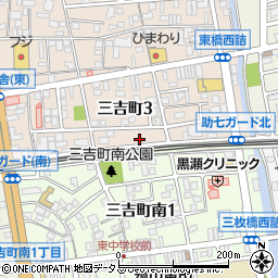 岡田保温周辺の地図