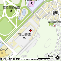 岡山県笠岡市緑町周辺の地図