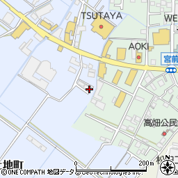 三重県伊勢市上地町698-4周辺の地図