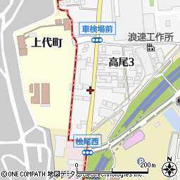 大阪府堺市南区高尾3丁3325周辺の地図