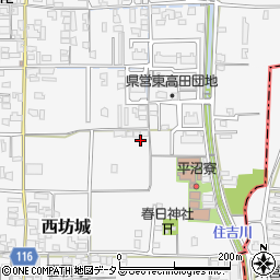 奈良県大和高田市西坊城66周辺の地図