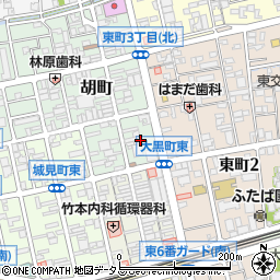 広島県福山市胡町2周辺の地図
