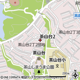 泉北茶山台第一次住宅周辺の地図