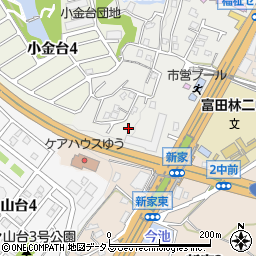 大阪府富田林市桜ケ丘町15周辺の地図