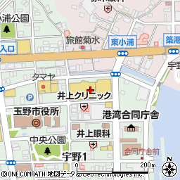 マルハチ宇野店ホール周辺の地図