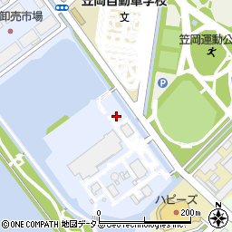 ライフセンター株式会社　笠岡終末処理場周辺の地図